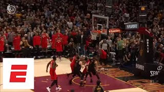 LeBron James buzzer-beater closes out Game 3 of Raptors vs. Cavaliers | ESPN