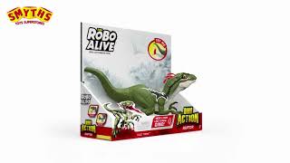 Robo Alive Dino Action Raptor by ZURU - Smyths Toys