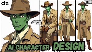 🔥 Create Consistent AI Character Designs \u0026 Movie Scenes for FREE! | No Paid Tools Needed