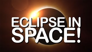 The First Solar Eclipse Seen From Space