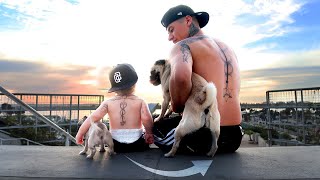 TODDLER TURNS INTO DAD FOR A DAY!!! **SUPER ADORABLE**