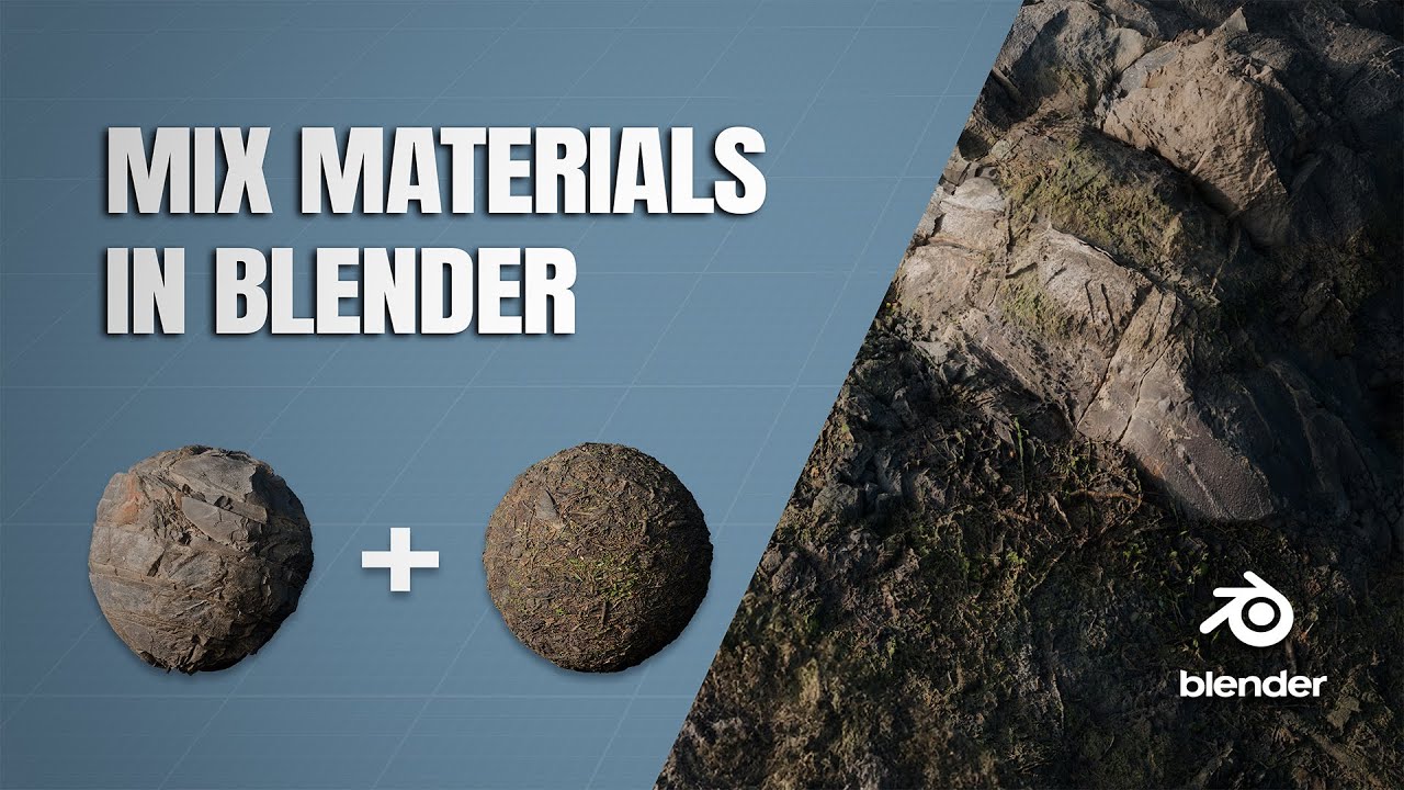 Realistic Terrain In Blender | Blending Materials (Blender 4.0) - YouTube