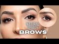 These 2 Products make thin Eyebrows LOOK INCREDIBLE | Detailed Natural Fluffy Eyebrow Tutorial
