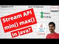 # 177 java stream min max | Min & Max | Java 8 Stream – Find Max and Min from List|java 8|RedSysTech