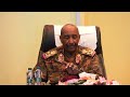 Sudan army chief Abdel Fattah Burhan meets government members for first time since start of fighting