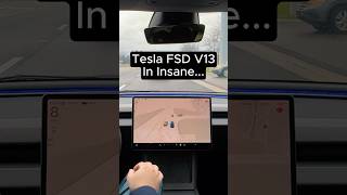 Tesla FSD Version 13.2.2 Is Courteous! #teslafullselfdriving #tesla #tech