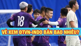 ĐỘI TUYỂN VIỆT NAM ĐẤU INDONESIA: VFF BÁN VÉ GIÁ RẺ, MONG CĐV ỦNG HỘ THẦY TRÒ HLV KIM SANG SIK