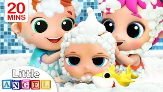 Baby Bath Time with Brother and Sister | Nursery Rhymes & Kids Songs Little Angel