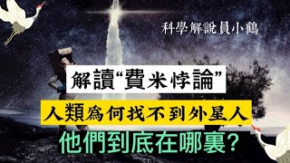 解讀“費米悖論”，人類爲何找不到外星人，他們到底在哪裏？＃費米悖論＃外星人＃宇宙＃科學探索＃遙遠的星系＃生命起源＃行星適居帶＃技術限制＃通信障礙＃外星文明尚未出現