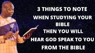 Practical ways on how to study your Bible | Apostle Joshua Selman