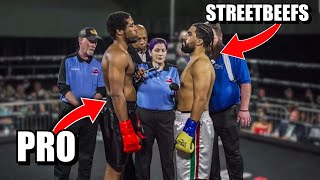 I’ve only Ever Fought on STREETBEEFS… So I Took a Pro Boxing Match