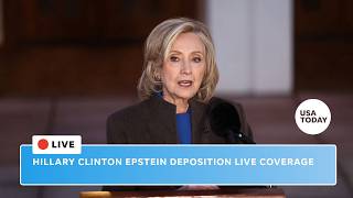 Hillary Clinton to testify on Epstein files live coverage