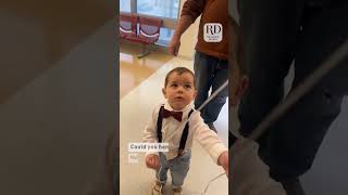 Adorable Toddler Surprises Mom at Work