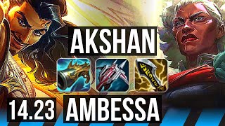 AKSHAN vs AMBESSA (MID) | NA Master | 14.23