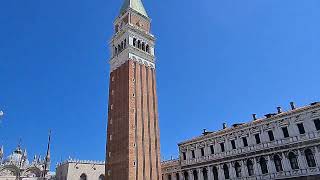 Ankunft am Markusplatz in Venedig