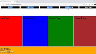 HTML Target Frames part 2