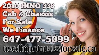 HINO 338, used 2010 Hino 338 truck for sale Toronto Ontario.