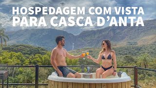 Hospedagem na Serra da Canastra com vista para cachoeira Casca D´anta - Glamping