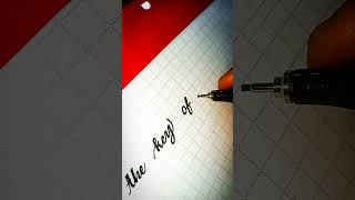How to improve your handwriting || Mahesh Sharma Calligraphy || #calligraphy #viral #youtube #shorts