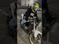 女性ライダーによるキック始動【r1 z】【倒立フォーク】 バイク女子