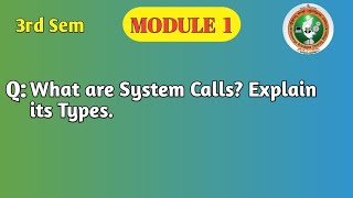 VTU | 3rd Sem | OS | Define Operating System & Dual Mode Operation | BCS303 | Module 1