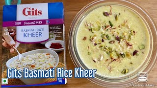 Gits Basmati Rice Kheer Mix| Instant Kheer Mix| Basmati Rice Kheer in just 15 min | Chawal ki kheer