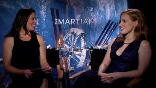 The Martian | Astronaut Tracy Caldwell Dyson Interviews Jessica Chastain [HD] | 20th Century FOX