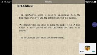AJP: Networking & InetAddress
