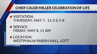 Funeral arrangements have been set for Rosebud Volunteer Fire Chief