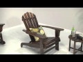 Torched Adirondack Chair - Product Review Video