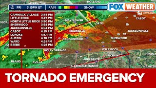 Tornado Emergency in Little Rock, AR