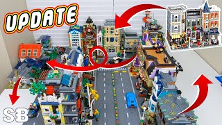 Moving Fred-BRICKS-burg Around & Adding MORE Buildings // LEGO City Update