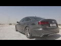 2017 Audi S6 (450hp,V8TT) in Daytona gray pearl effect rocking the exclusive Doha