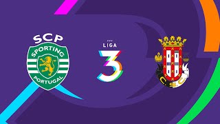 Liga 3, 22.ª jorn. (Série B): Sporting CP B 3 - 2 Caldas SC