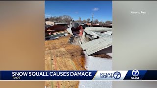 Taos wind damage