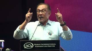 Ucapan Anwar Ibrahim di Himpunan Perdana Rakyat di Kota Kinabalu (04.08.24)