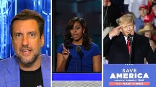 "It Will Be Michelle Obama vs Donald Trump!" Clay Travis Predicts 2024 Election Outcome