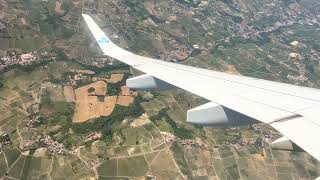 Landing at Milan Linate Airport (LIN) 9/7/22