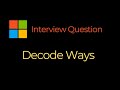 Leetcode 91 - Decode Ways | Dynamic Programming + Recursion (Python)