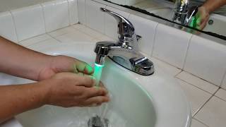 TIP:  A LED Faucet that Light Tells when Water is Too Hot!