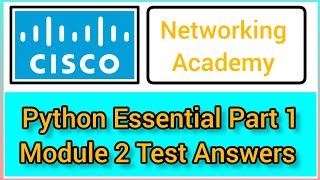 Cisco python Essential part 1 Module 2 answers #cisco #programming #python #networking