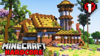 THE PERFECT STARTER HOUSE!!! - Ep 1 - Minecraft 1.20 Hardcore Survival Let's Play