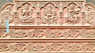 Carving of Traditional Door border and Crown design |Vasamalai and Suriyapalagai design # வாசமாலை.