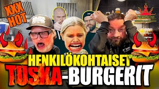 Syödään henkilökohtaiset TUSKA-burgerit! (HOT)