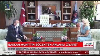 Başkan Muhittin Böcek’ten anlamlı ziyaret