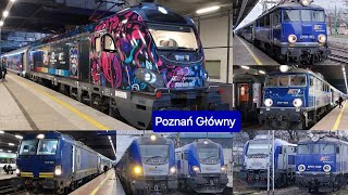 pociągi na stacji Poznań Główny TLK, IC, EIC