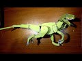 Como hacer un VELOCIRAPTOR  (MOD) de cartón  | DINOSAURIO |MINECRAFT | 3d #JDLideas ​