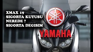 YAMAHA XMAX 2019 SİGORTA DEĞİŞİMİ SİGORTA KUTUSU - FUSE BOX