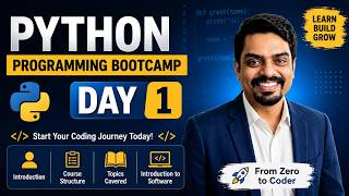 Python Programming Bootcamp Day 1 | Introduction to Software & Course Structure
