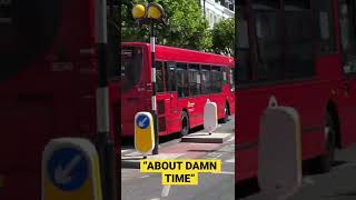 London Single Decker Buses Numbers 485, 39 And C1. “ ABOUT DAMN TIME”